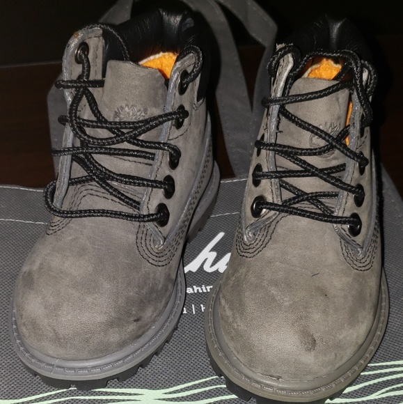 grey timberlands toddler